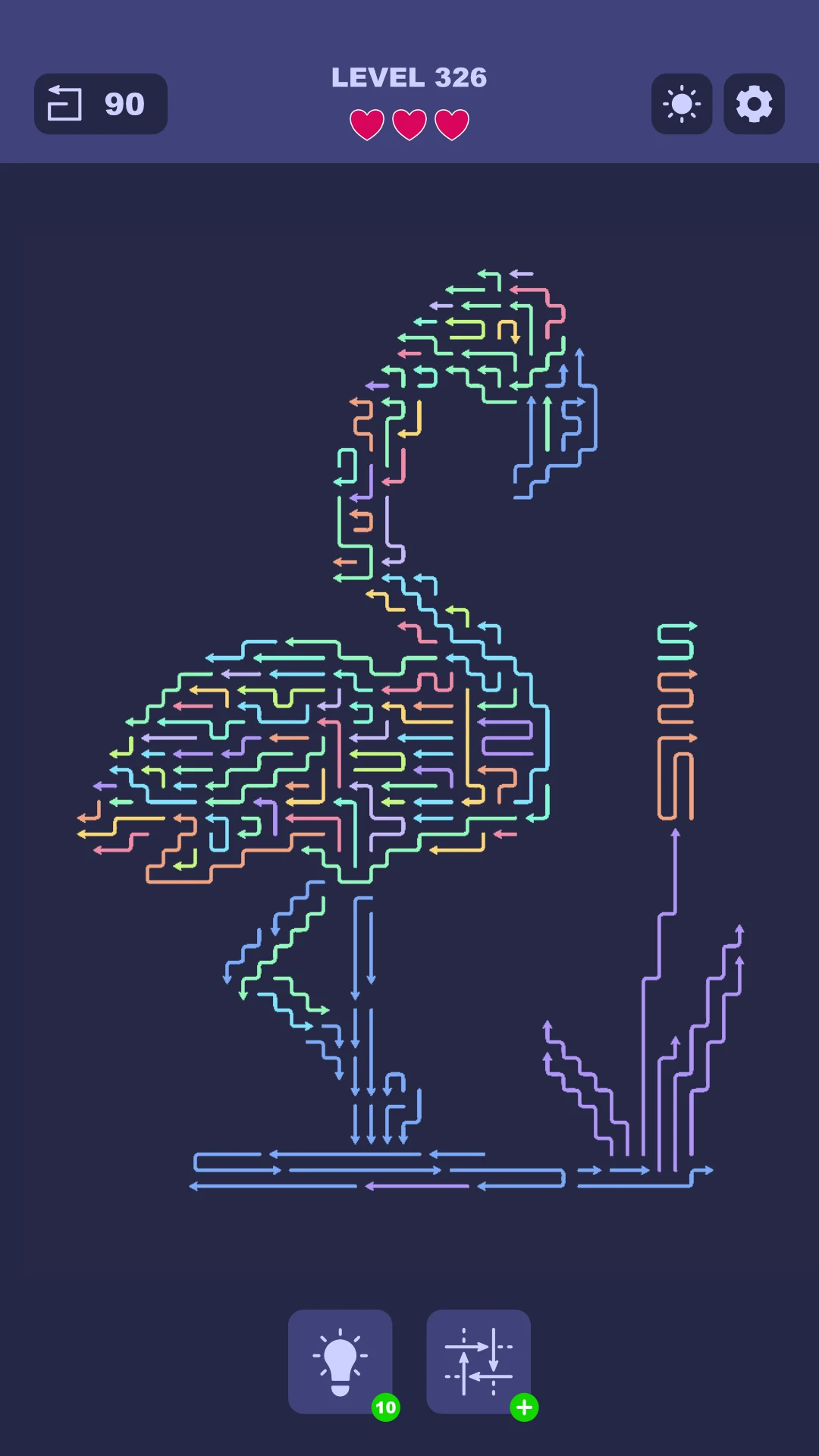 Arrow Traffic: Clear the Grid screenshot