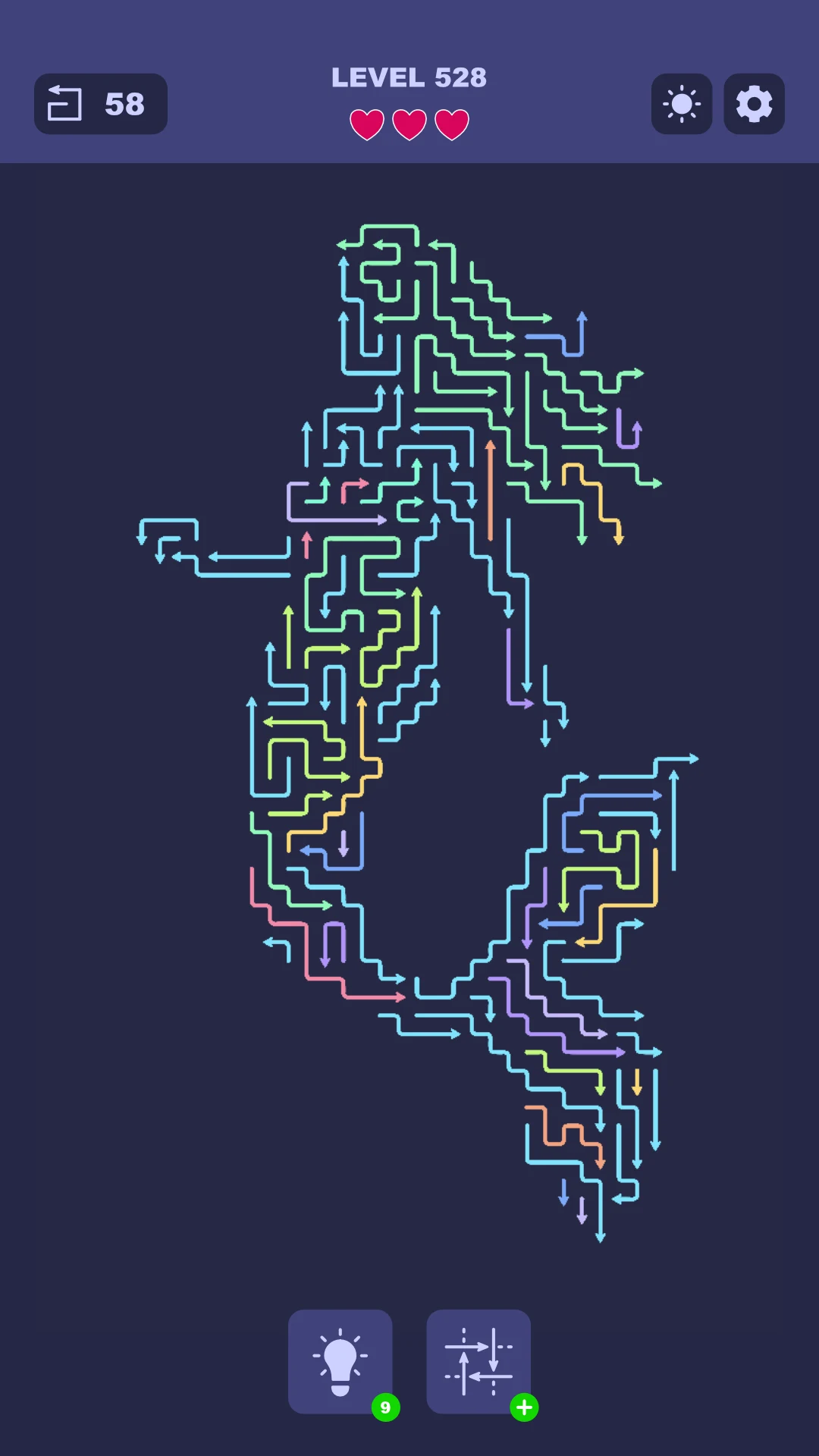 Arrow Traffic: Clear the Grid screenshot