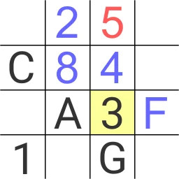 Symbol von 16x16 Giant Classic Sudoku